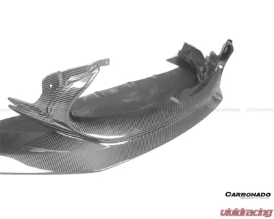 Carbonado DryCF SVD Style Dry Front Lip for Maserati MC20 2020+ - Carbon Fiber Finish - DRYCFODMC20SVD-FL