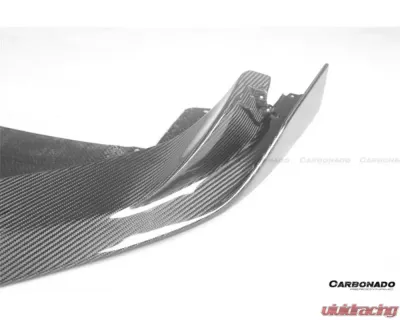 Carbonado DryCF SVD Style Dry Front Lip for Maserati MC20 2020+ - Carbon Fiber Finish - DRYCFODMC20SVD-FL