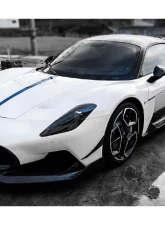 Carbonado DryCF SVD Style Dry Front Lip for Maserati MC20 2020+ - Carbon Fiber Finish                                     - DRYCFODMC20SVD-FL - Image 10