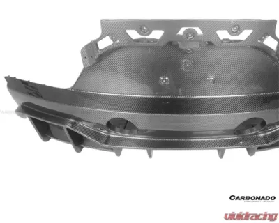 Carbonado DryCF SVD Style DRY Rear Lip Diffuser Maserati MC20 2020+ - DRYCFODMC20SVD-RD