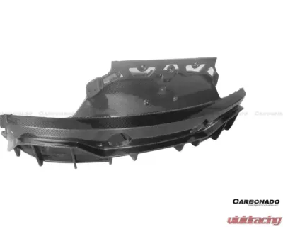 Carbonado DryCF SVD Style DRY Rear Lip Diffuser Maserati MC20 2020+ - DRYCFODMC20SVD-RD