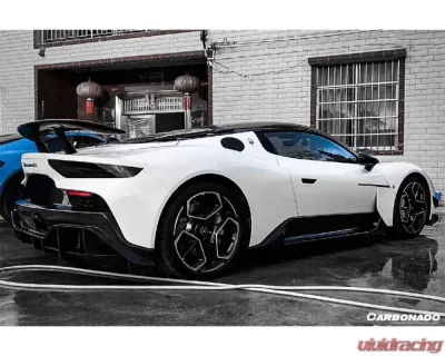 Carbonado DryCF SVD Style Dry Side Skirts Maserati MC20 2020+ - DRYCFODMC20SVD-SS