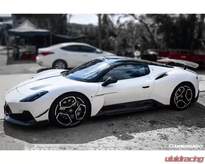 Carbonado DryCF SVD Style Dry Side Skirts Maserati MC20 2020+ - DRYCFODMC20SVD-SS