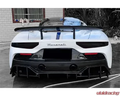 Carbonado DryCF SVD Style Dry GT Wing for Maserati MC20 2020+ - DRYCFODMC20SVD-W