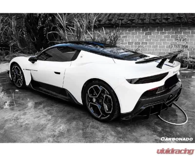 Carbonado DryCF SVD Style Dry GT Wing for Maserati MC20 2020+ - DRYCFODMC20SVD-W