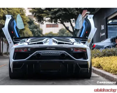 Carbonado DRYPCF SVJ Style Part Dry Rear Bumper Lamborghini Aventador LP700 | LP740 | LP750 2011-2021 - DRYPCFLP700SVJOD-RB