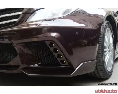 Carbonado Carbonado FRP WD Style Front Bumper w/ LED for Mercedes-Benz W219 CLS-Class 2005-2009 - FB033192FRP0