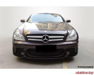 Carbonado Carbonado FRP WD Style Front Bumper w/ LED for Mercedes-Benz W219 CLS-Class 2005-2009 - FB033192FRP0