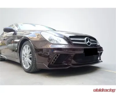 Carbonado Carbonado FRP WD Style Front Bumper w/ LED for Mercedes-Benz W219 CLS-Class 2005-2009 - FB033192FRP0