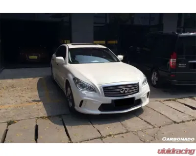 Carbonado Carbonado FRP WD Style Front Bumper with LED for Infiniti Q70 M37 M35 M25 2011-2014 - FB09N352