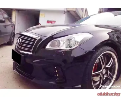 Carbonado Carbonado FRP WD Style Front Bumper with LED for Infiniti Q70 M37 M35 M25 2011-2014 - FB09N352