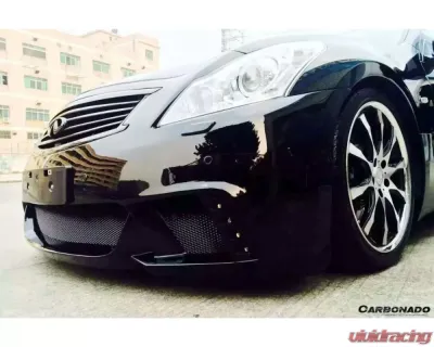 Carbonado Carbonado FRP WD Style Front Bumper with LED for Infiniti G25/G37 Sedan 2010-2013 - FB09N472