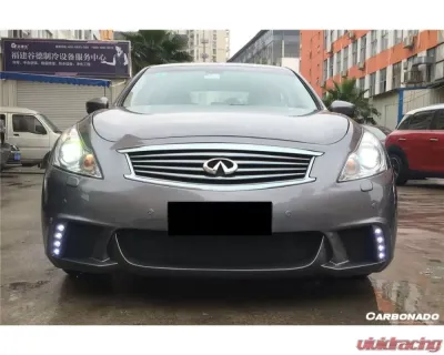 Carbonado Carbonado FRP WD Style Front Bumper with LED for Infiniti G25/G37 Sedan 2010-2013 - FB09N472