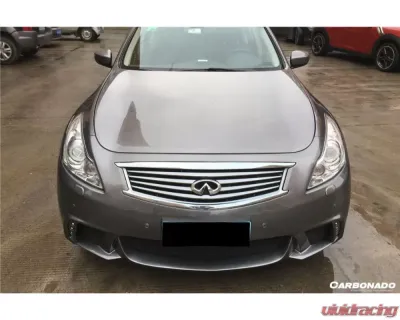 Carbonado Carbonado FRP WD Style Front Bumper with LED for Infiniti G25/G37 Sedan 2010-2013 - FB09N472