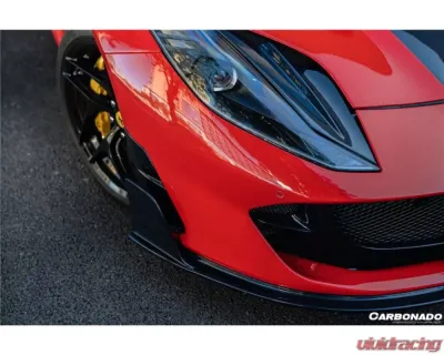 Carbonado DryCF MSY Style DRY Front Bumper Side Vents Ferrari 812 Superfast | GTS 2018+ - DRYCFOD-812MSY-FBSV