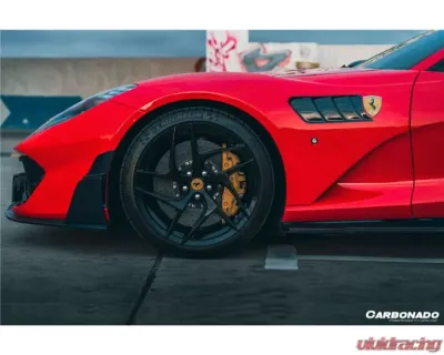 Carbonado DryCF MSY Style DRY Front Bumper Side Vents Ferrari 812 Superfast | GTS 2018+ - DRYCFOD-812MSY-FBSV