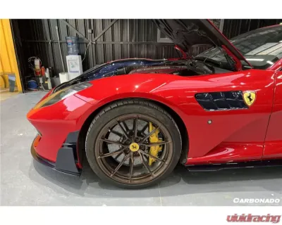 Carbonado DryCF MSY Style DRY Front Bumper Side Vents Ferrari 812 Superfast | GTS 2018+ - DRYCFOD-812MSY-FBSV