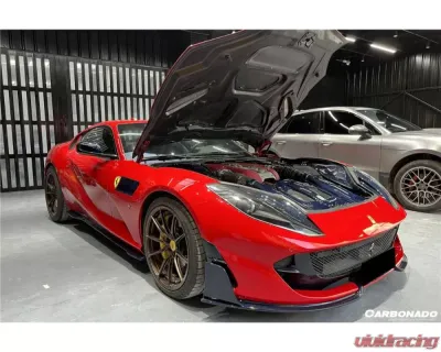 Carbonado DryCF MSY Style DRY Front Bumper Side Vents Ferrari 812 Superfast | GTS 2018+ - DRYCFOD-812MSY-FBSV