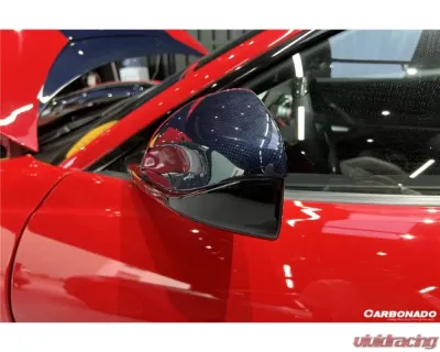 Carbonado DryCF MSY Style DRY Mirror Housing Ferrari 812 Superfast | GTS 2018+ - DRYCFOD-812MSY-MR