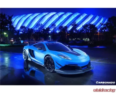 Carbonado Carbonado DRYPCF Partial Front Bumper w/ Lip for McLaren MP4 12C 2011-2014 - DRYPCF8002RP-FB