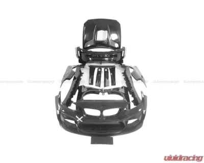 Carbonado FGPCF VR Style Partial Wide Body Full Body Kit BMW 2-Series F22 2014-2019 - FGPCF8469VR Full Kit W/Hood