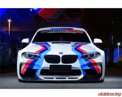 Carbonado FGPCF VR Style Partial Wide Body Full Body Kit BMW 2-Series F22 2014-2019 - FGPCF8469VR Full Kit W/Hood