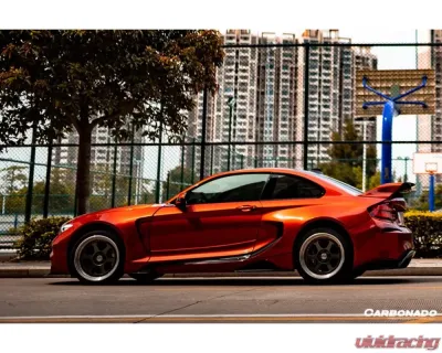 Carbonado FGPCF VR Style Partial Wide Body Full Body Kit BMW 2-Series F22 2014-2019 - FGPCF8469VR Full Kit W/Hood