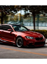Carbonado FGPCF VR Style Partial Wide Body Full Body Kit BMW 2-Series F22 2014-2019                                     - FGPCF8469VR Full Kit W/Hood - Image 15