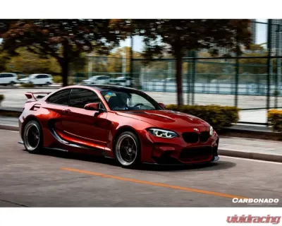Carbonado FGPCF VR Style Partial Wide Body Full Body Kit BMW 2-Series F22 2014-2019 - FGPCF8469VR Full Kit W/Hood