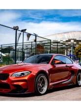 Carbonado FGPCF VR Style Partial Wide Body Full Body Kit BMW 2-Series F22 2014-2019                                     - FGPCF8469VR Full Kit W/Hood - Image 16