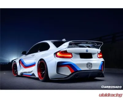 Carbonado FGPCF VR Style Partial Wide Body Full Body Kit BMW 2-Series F22 2014-2019 - FGPCF8469VR Full Kit W/Hood