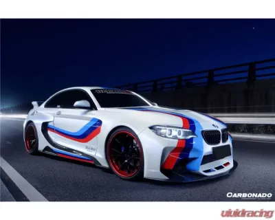 Carbonado FGPCF VR Style Partial Wide Body Full Body Kit BMW 2-Series F22 2014-2019 - FGPCF8469VR Full Kit W/Hood