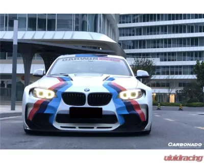 Carbonado FGPCF VR Style Partial Wide Body Full Body Kit BMW 2-Series F22 2014-2019 - FGPCF8469VR Full Kit W/Hood