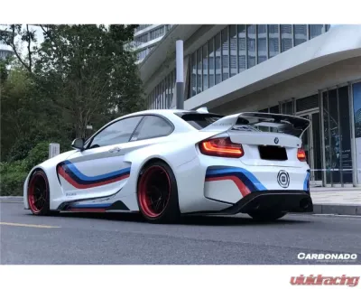 Carbonado FGPCF VR Style Partial Wide Body Full Body Kit BMW 2-Series F22 2014-2019 - FGPCF8469VR Full Kit W/Hood