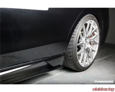 Carbonado Carbonado FGPCF MSY Style Side Skirts for Mercedes Benz S63 AMG W222.2 2017-2020 - FGPCFOD-W222MSY-SS
