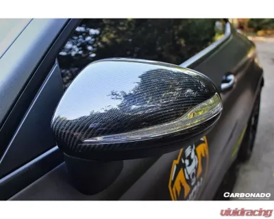 Carbonado CFRP Dry Mirror Cover Mercedes Benz C | S | E-Class 2014-2021 - PIDRYCF8502OE-MC