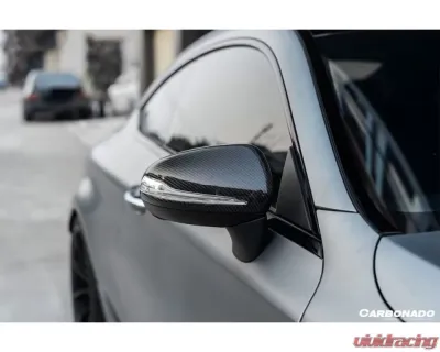 Carbonado CFRP Dry Mirror Cover Mercedes Benz C | S | E-Class 2014-2021 - PIDRYCF8502OE-MC