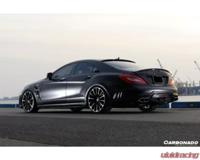 Carbonado PCF WD Style Rear Bumper w/ Tip Mercedes Benz W218 CLS-Class 2010-2017 - PCFRB033182