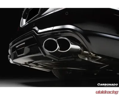 Carbonado PCF WD Style Rear Bumper w/ Tip Mercedes Benz W218 CLS-Class 2010-2017 - PCFRB033182