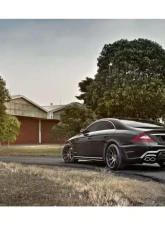 Carbonado FRP WD Style Rear Bumper w/ Exhaust Tip Mercedes Benz W219 CLS-Class 2005-2009                                     - RB033192FRP0 - Image 11