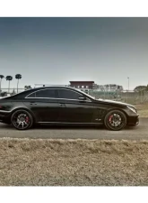 Carbonado FRP WD Style Rear Bumper w/ Exhaust Tip Mercedes Benz W219 CLS-Class 2005-2009                                     - RB033192FRP0 - Image 12