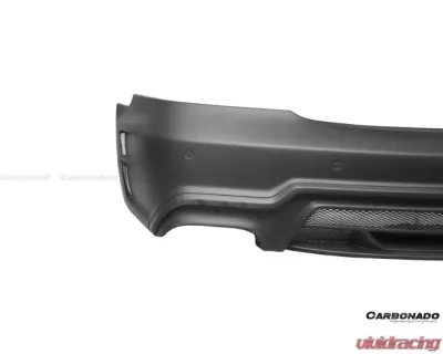Carbonado FRP WD Style Rear Bumper w/ Exhaust Tip Mercedes Benz W219 CLS-Class 2005-2009 - RB033192FRP0