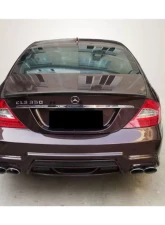 Carbonado FRP WD Style Rear Bumper w/ Exhaust Tip Mercedes Benz W219 CLS-Class 2005-2009                                     - RB033192FRP0 - Image 10