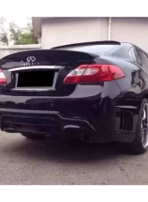 Carbonado FRP WD Style Rear Bumper w/ Tips Infiniti Q70 M37 | M35 | M25 2011-2014                                     - RB09N352 - Image 11