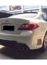 Carbonado FRP WD Style Rear Bumper w/ Tips Infiniti Q70 M37 | M35 | M25 2011-2014                                     - RB09N352 - Image 13