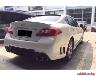 Carbonado FRP WD Style Rear Bumper w/ Tips Infiniti Q70 M37 | M35 | M25 2011-2014 - RB09N352