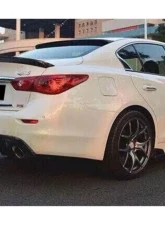 Carbonado FRP WD Style Rear Bumper w/ Tips Infiniti Q70 M37 | M35 | M25 2011-2014                                     - RB09N352 - Image 15