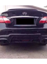 Carbonado FRP WD Style Rear Bumper w/ Tips Infiniti Q70 M37 | M35 | M25 2011-2014                                     - RB09N352 - Image 10