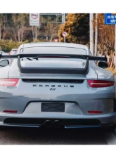 Carbonado FGPCF GT3 Style Rear Bumper Middle Exhaust Porsche 911 991.1 Carrera | S 2012-2015                                     - FGPCFRB3995GT3-ML - Image 5