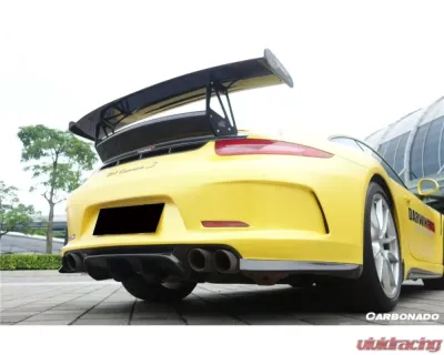 Carbonado FGPCF GT3 Style Rear Bumper Quad Exhaust Porsche 911 991.1 Carrera | S 2012-2015 - FGPCFRB3995GT3-QL